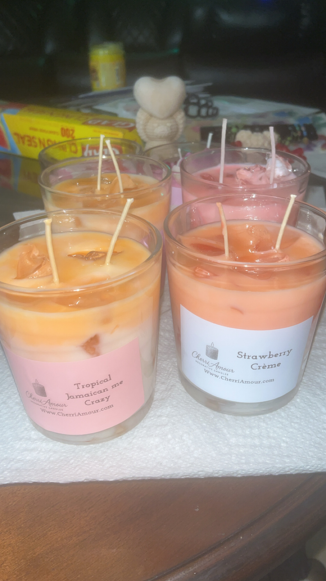 Cherri Amour decorative candle photo