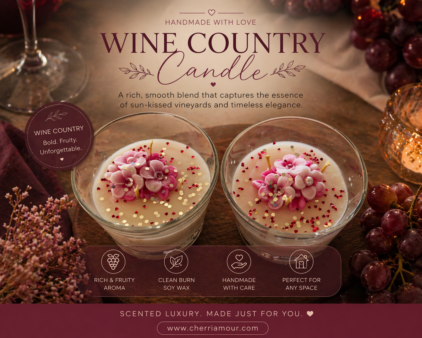 Cherri Amour decorative candle photo